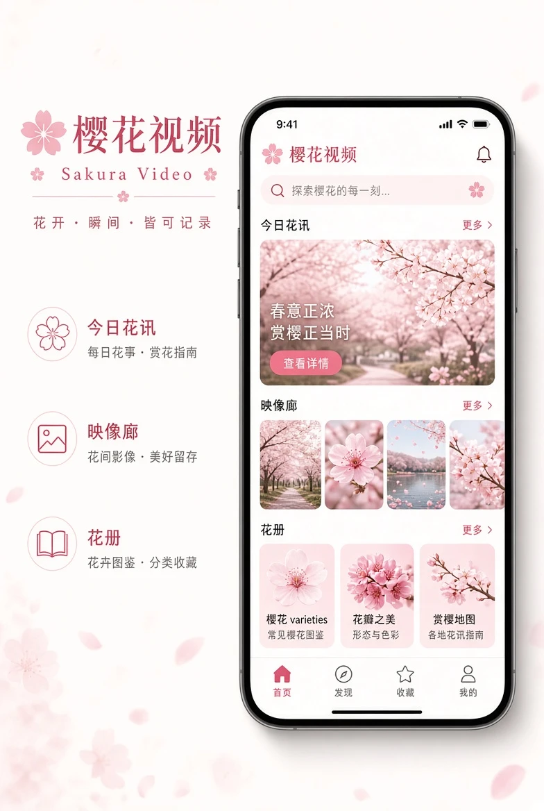 樱花视频APP主题画面